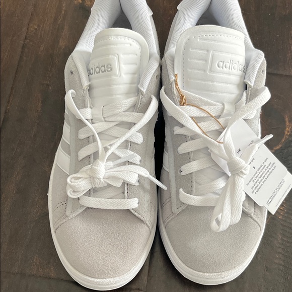 Adidas Women's Gray Sneakers - Picture 2 of 8